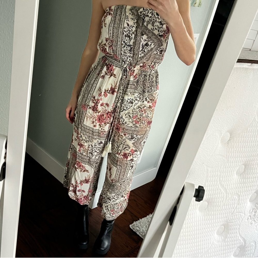 Floral Print Jumpsuit